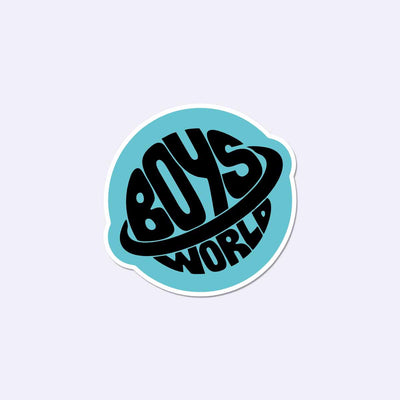 Boys World Sticker