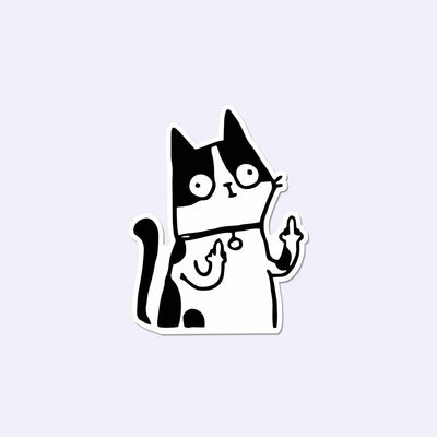 Cat Finger Sticker