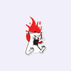 Angry Cat Sticker
