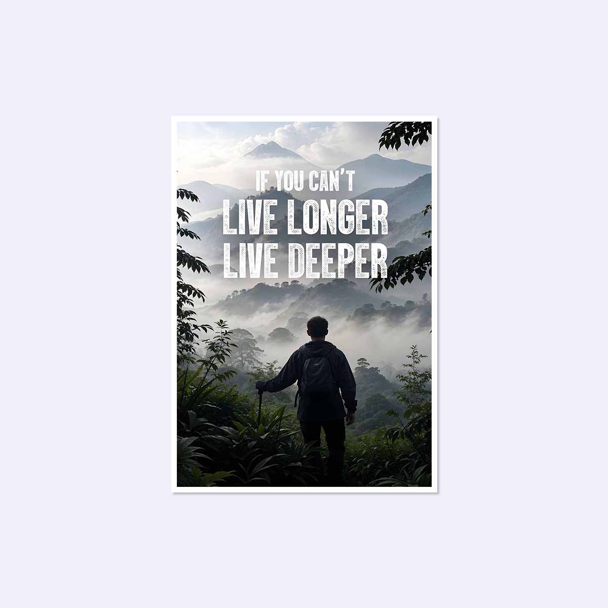 Live to Travel Poster