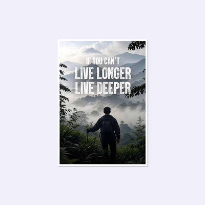 Live to Travel Poster