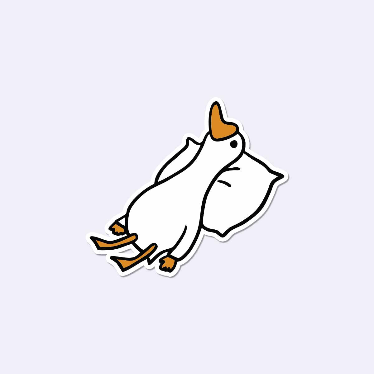 Lazy Goose Sticker