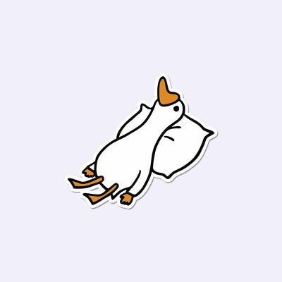 Lazy Goose Sticker