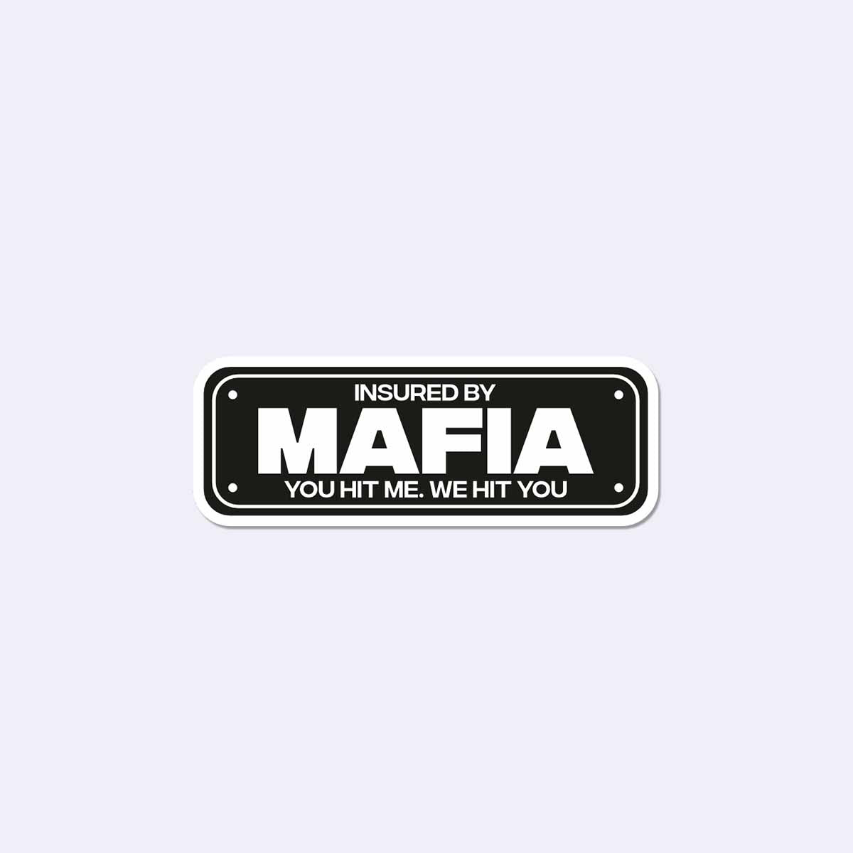 Mafia Biker Sticker