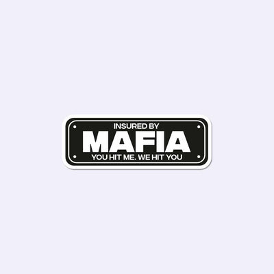 Mafia Biker Sticker