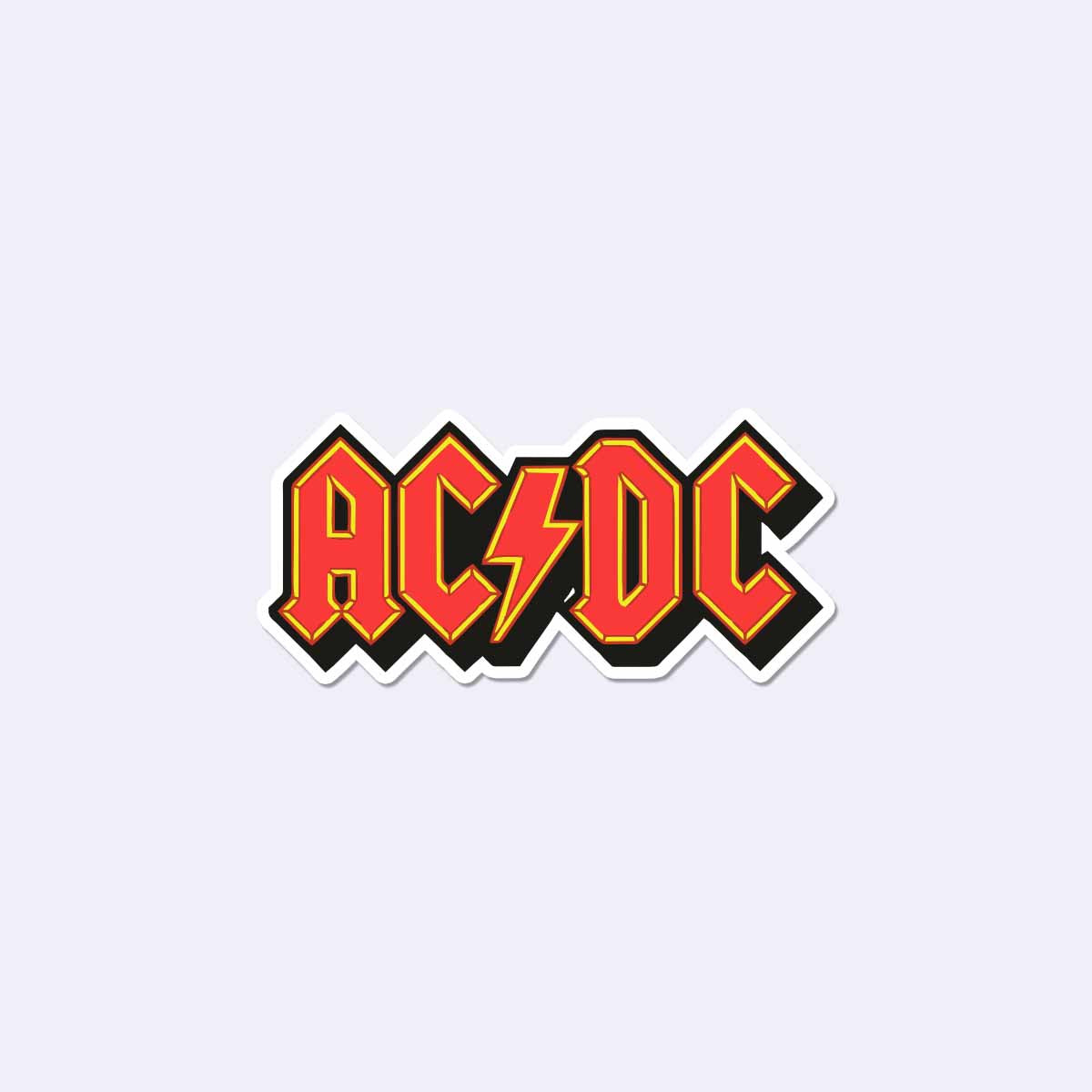 AC DC Sticker