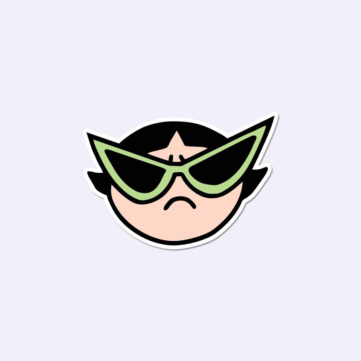 Buttercup Powerpuff Girls Sticker – Phorba