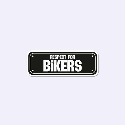 Respect Biker Sticker