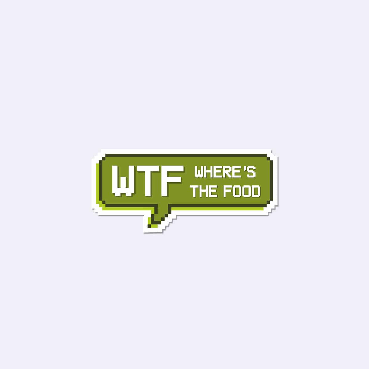 Where's The Food Sticker