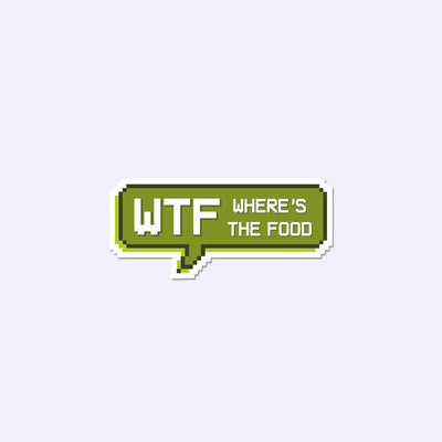 Where's The Food Sticker