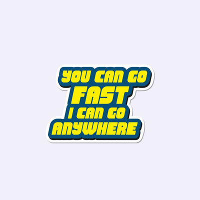 Off Roading Biker Sticker