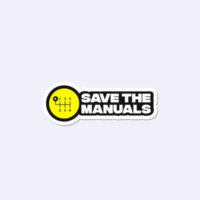Save Manuals Sticker