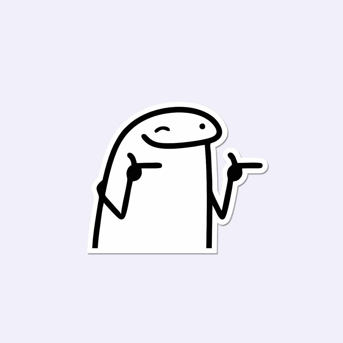 Wink Sticker