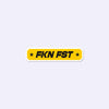 Fast Biker Sticker