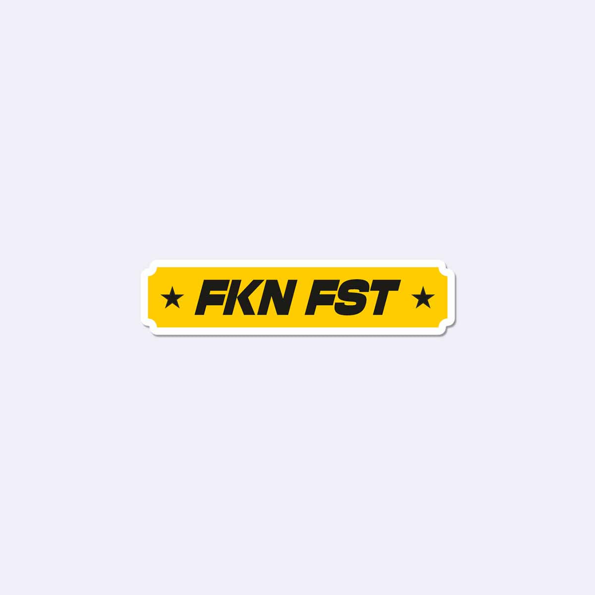 Fast Biker Sticker