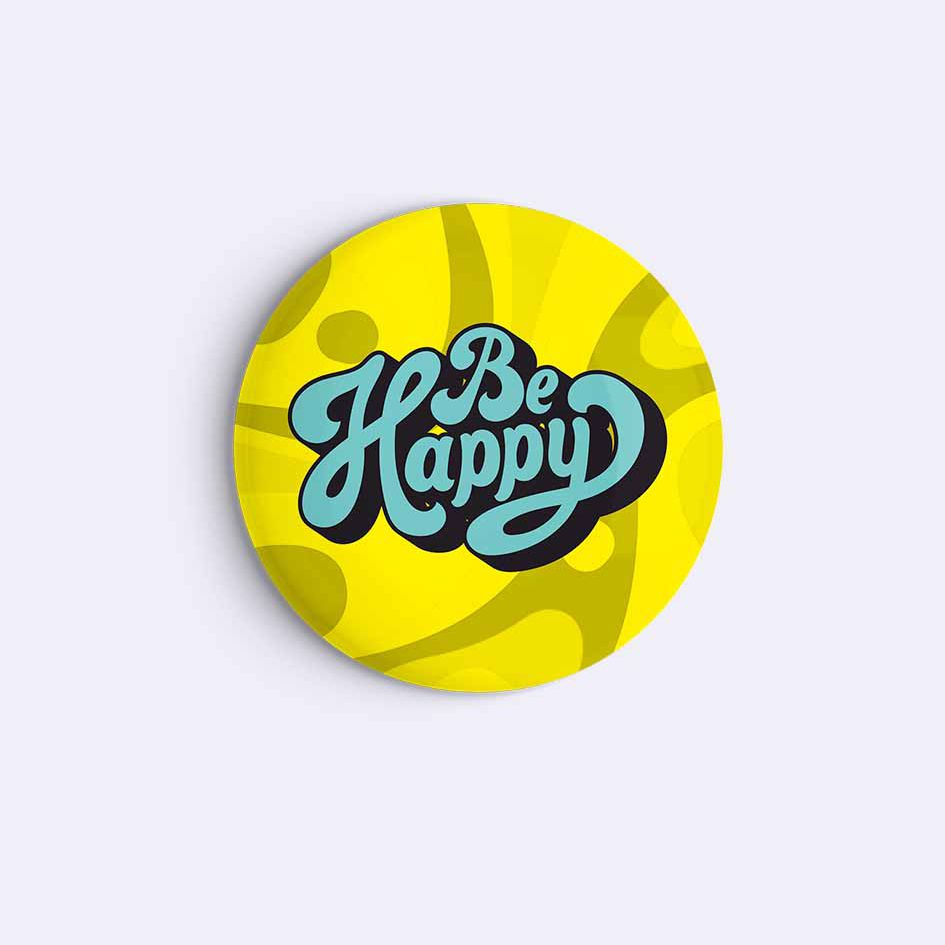 Be Happy Badge