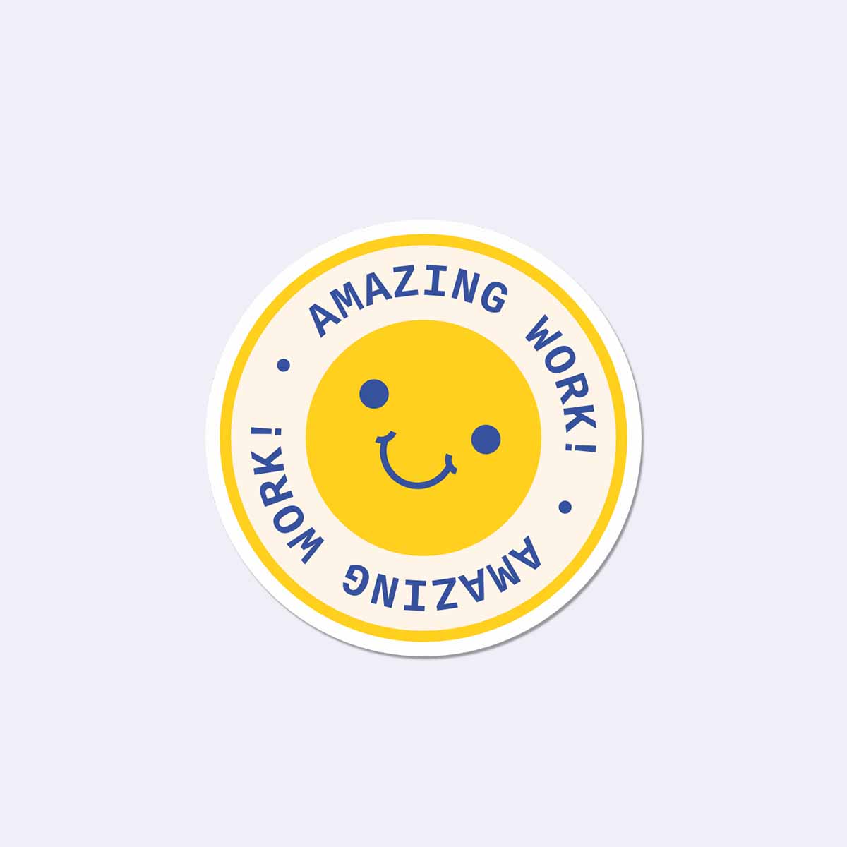 Amazing Work Sticker