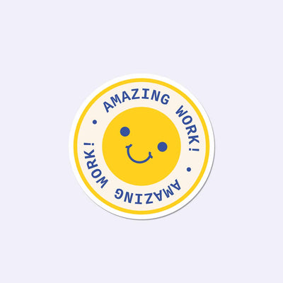 Amazing Work Sticker