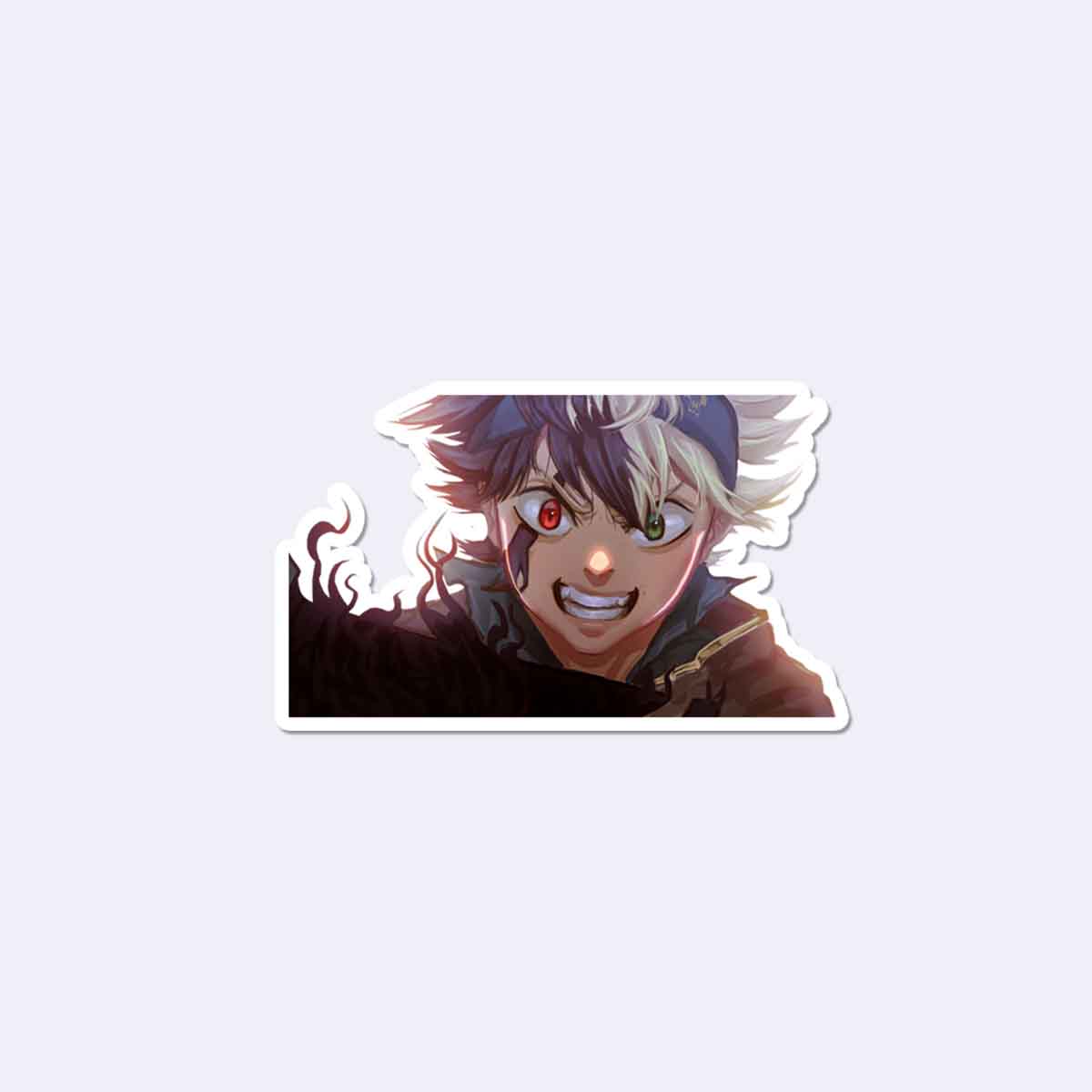 Angry Asta Sticker