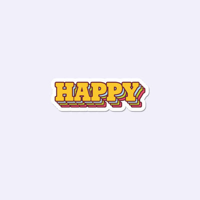 Happy Sticker