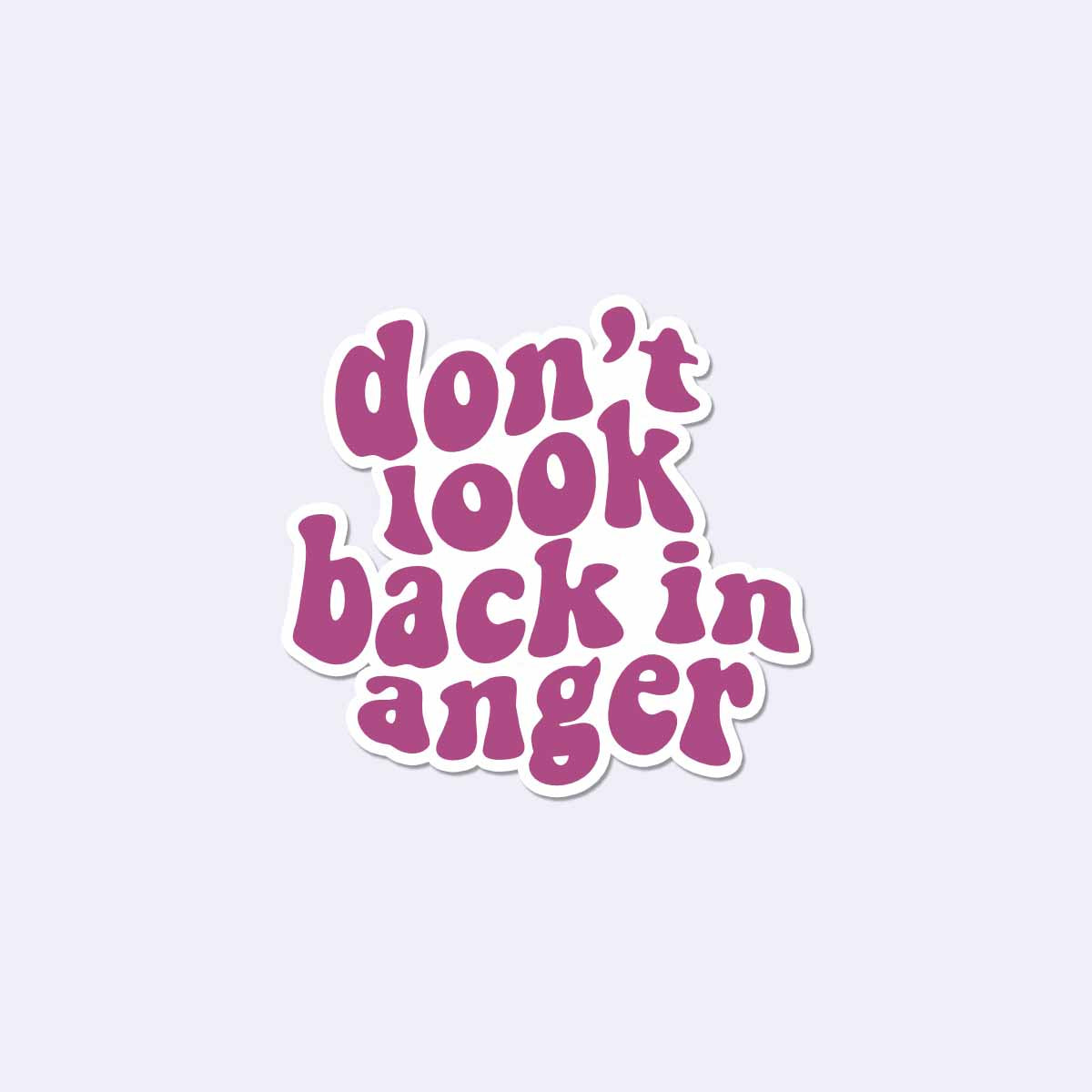 Anger Sticker