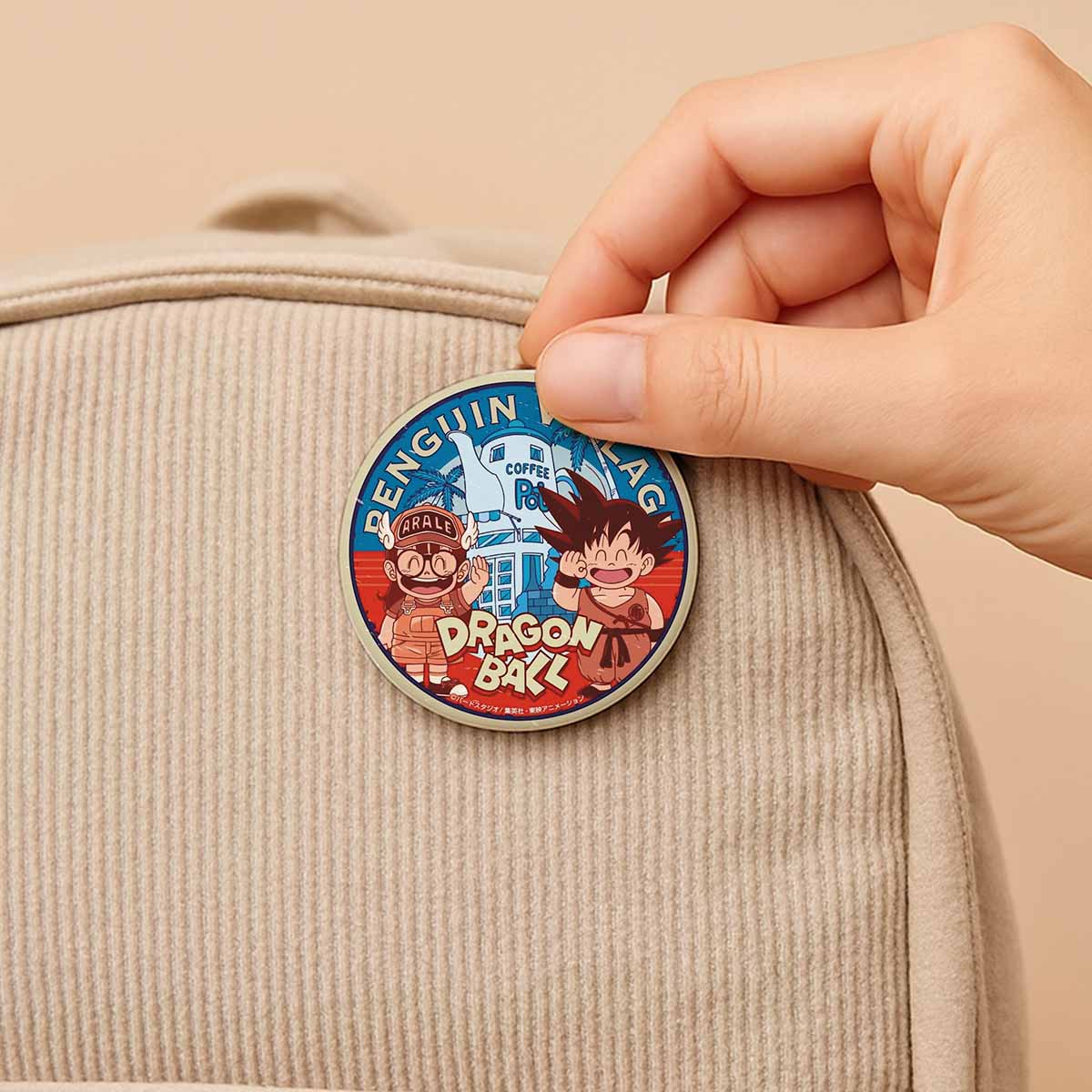 ピンズ・ピンバッジ・缶バッジ Dragonball Goku arare button limited Dragon Ball 'Resurrection F' Tsuwamo no Large Can Badges Goku