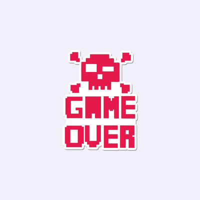 Game Over Sticker