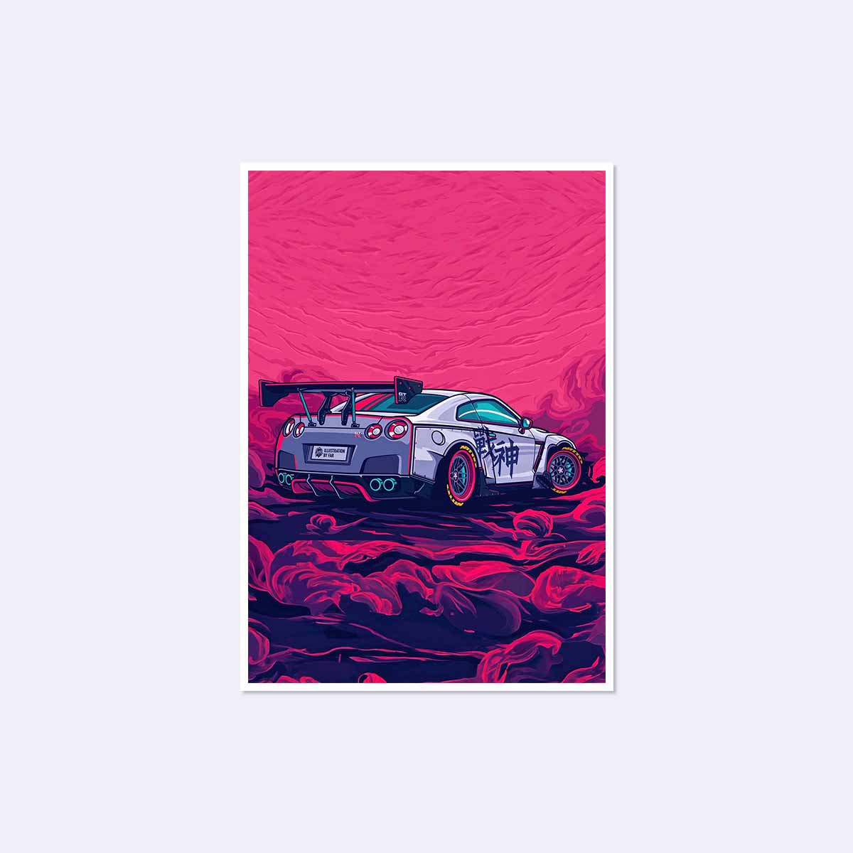 Nissan GTR Poster