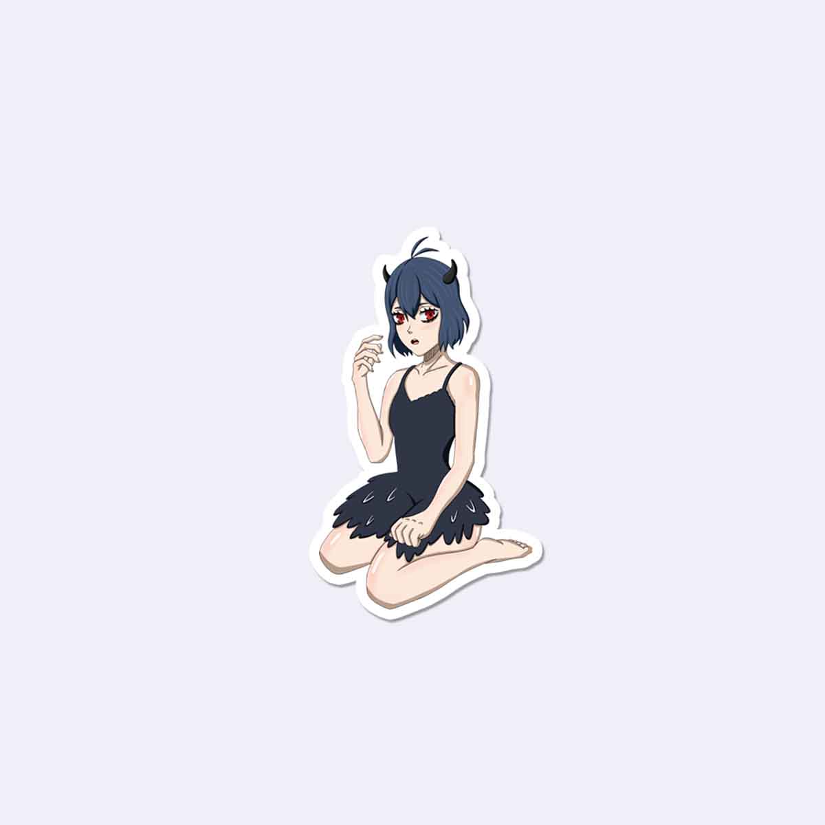 Cute Narrow Girl Sticker