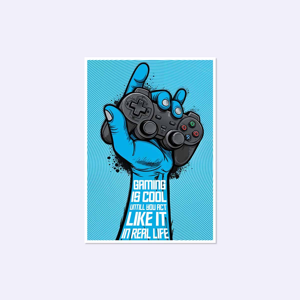 Gaming Hand Poster