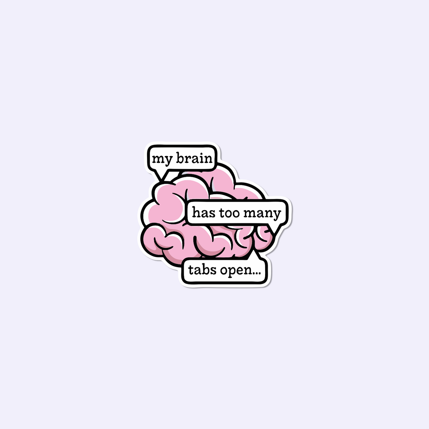Brain Sticker
