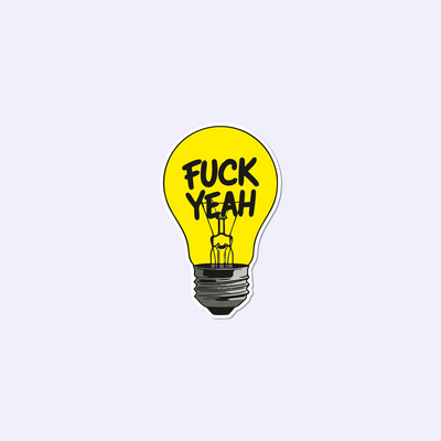 Bulb Cool Sticker