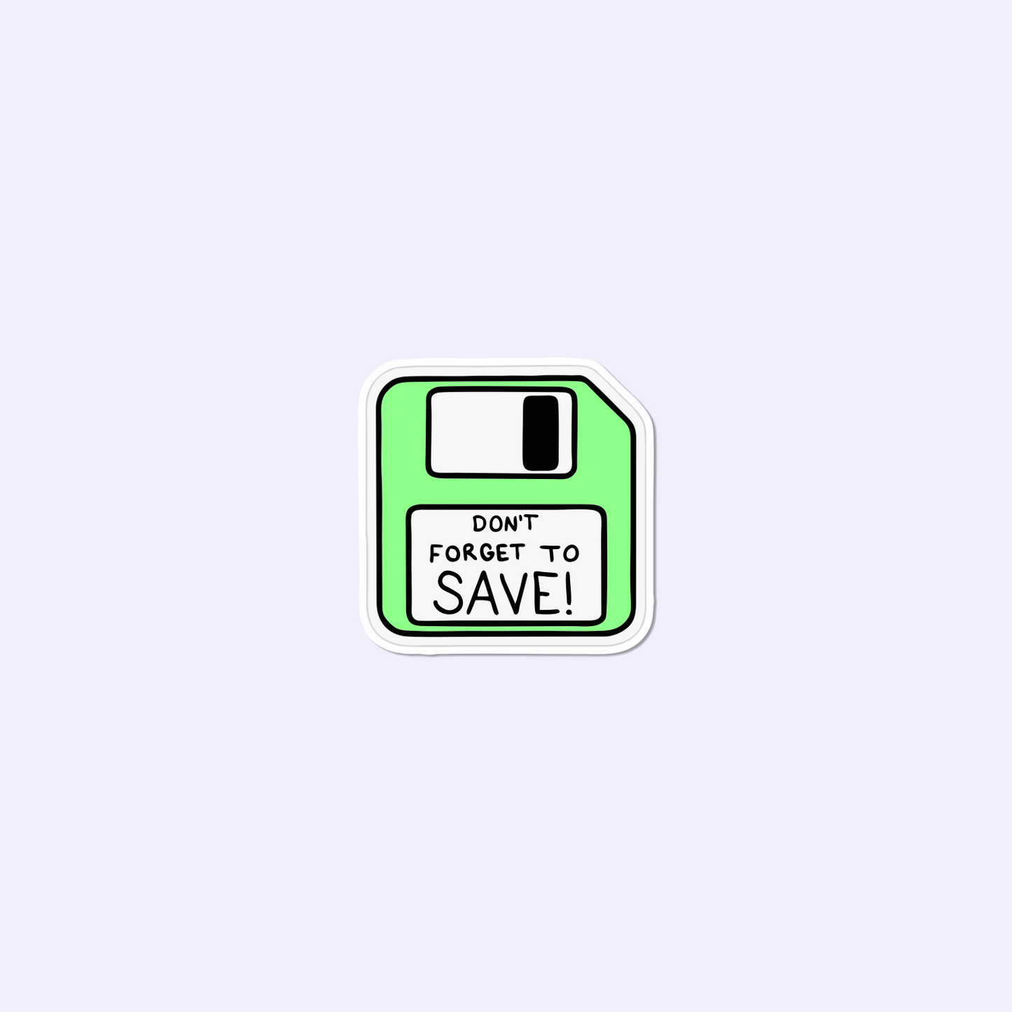Floppy Sticker