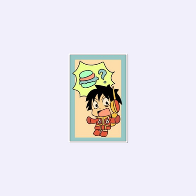 Luffy Sticker Burger
