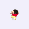 Shinchan Dancing Sticker