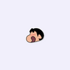 Smiling Shinchan Sticker