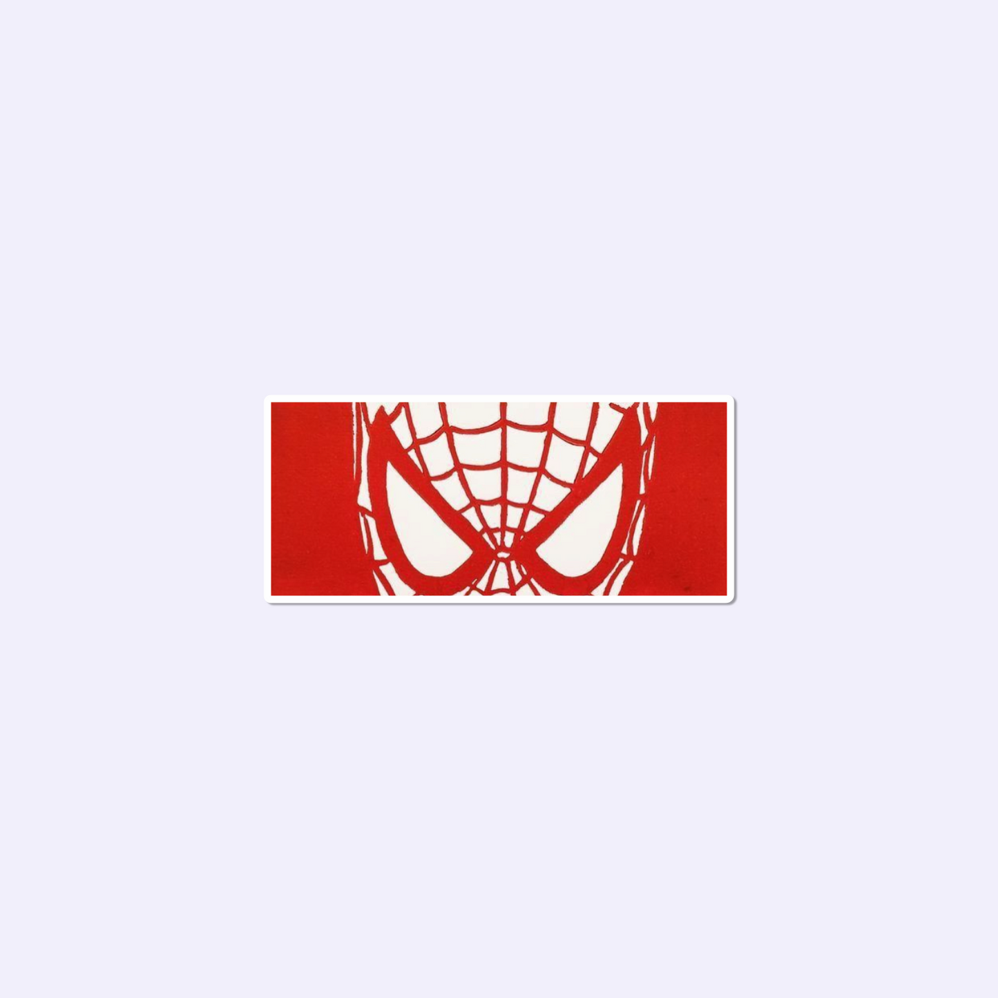 Spiderman Face Sticker