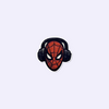 Spiderman Headphone Sticker