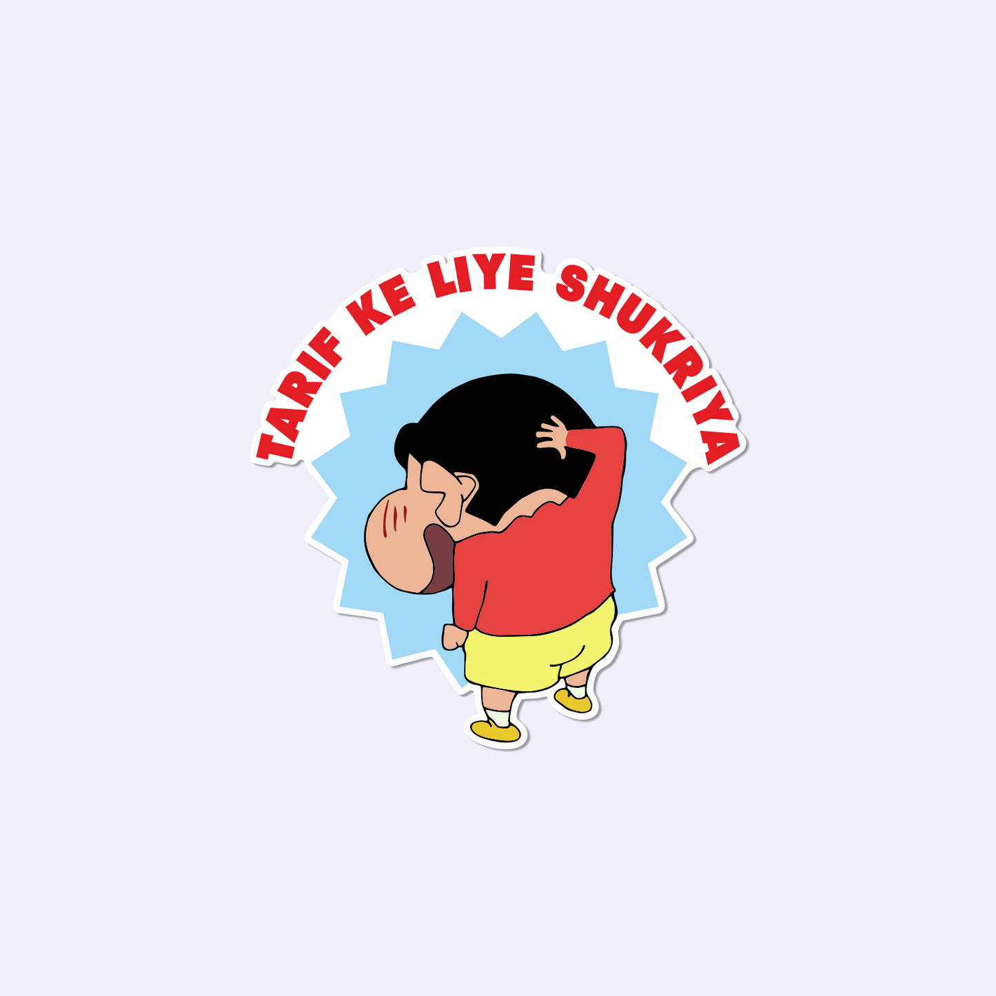 Taarif Shinchan Sticker