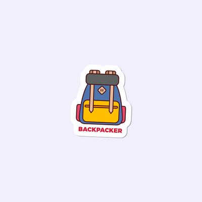 Travel Backpack Sticker