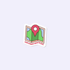 Travel Map Sticker