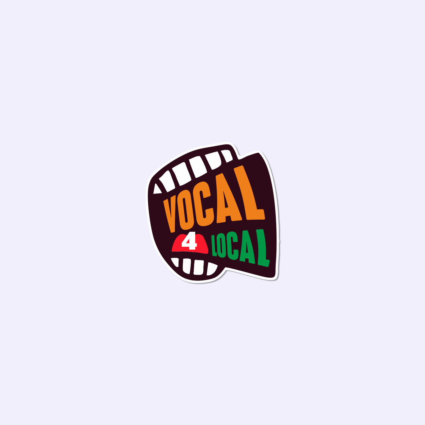 Vocal for Local Sticker
